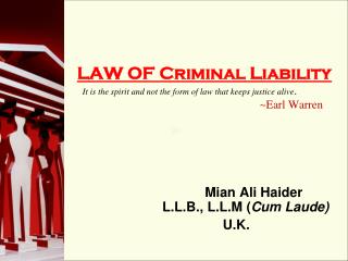 Mian Ali Haider L.L.B., L.L.M ( Cum Laude) U.K.