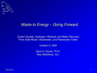 Waste to Energy – Going Forward