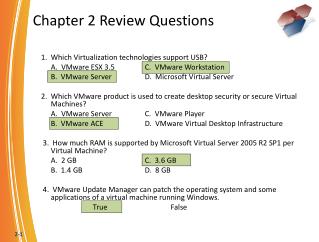 Chapter 2 Review Questions