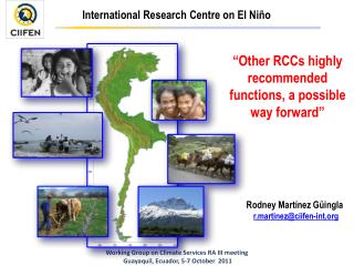 “Other RCCs highly recommended functions, a possible way forward ”