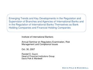 Institute of International Bankers