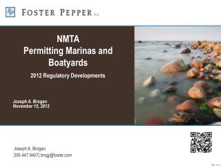 NMTA Permitting Marinas and Boatyards 2012 Regulatory Developments