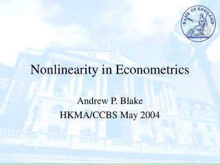 Nonlinearity in Econometrics