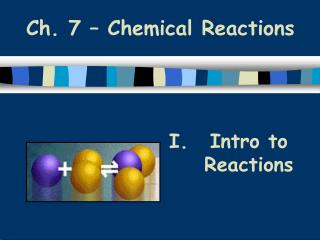 Intro to Reactions