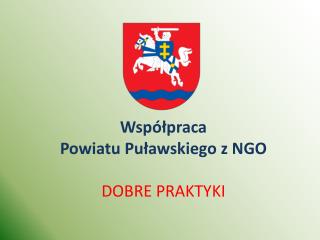 Współpraca Powiatu Puławskiego z NGO Dobre praktyki
