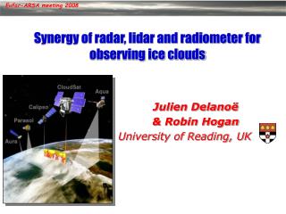 Synergy of radar, lidar and radiometer for observing ice clouds