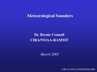 Meteorological Sounders