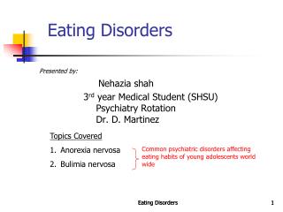 Eating Disorders