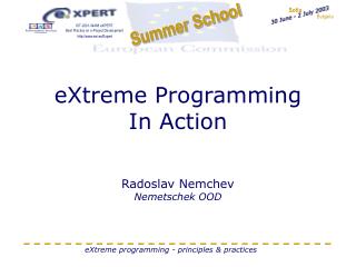 eXtreme Programming In Action Radoslav Nemchev Nemetschek OOD