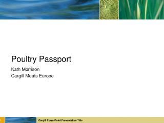 Poultry Passport