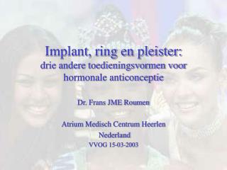 Implant, ring en pleister: drie andere toedieningsvormen voor hormonale anticonceptie