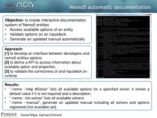 Nemo5 automatic documentation