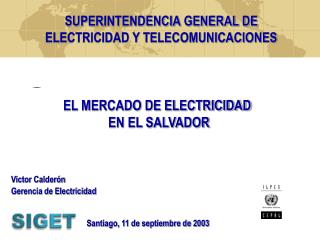 EL MERCADO DE ELECTRICIDAD EN EL SALVADOR