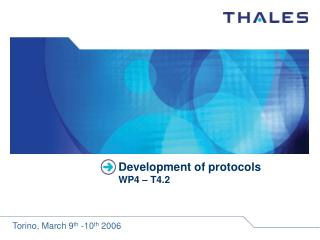 Development of protocols WP4 – T4.2