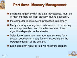 Part three: Memory Management