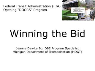 Federal Transit Administration (FTA) Opening “DOORS” Program