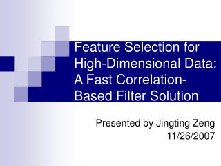 Feature Selection for High-Dimensional Data: A Fast Correlation-Based Filter Solution