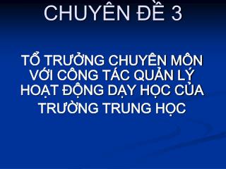 CHUYÊN ĐỀ 3