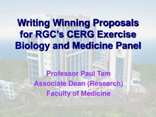 Writing Winning Proposals for RGC’s CERG Exercise Biology and Medicine Panel