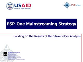 PSP-One Mainstreaming Strategy