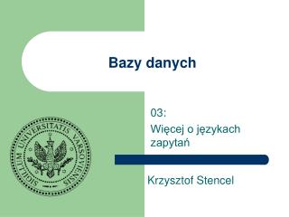 Bazy danych