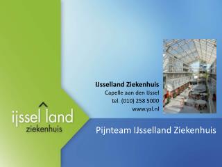 Pijnteam IJsselland Ziekenhuis