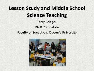 Lesson Study and Middle School Science Teaching