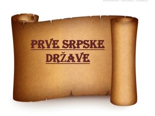 PRVE SRPSKE DRŽAVE