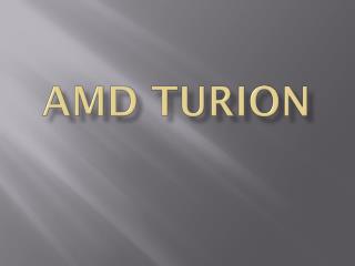 AMD TURION