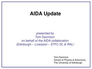 AIDA Update