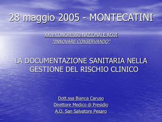 28 maggio 2005 - MONTECATINI