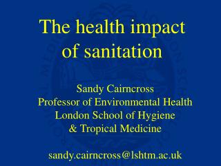 The health impact of sanitation