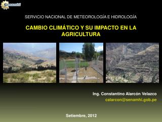 CAMBIO CLIMÁTICO Y SU IMPACTO EN LA AGRICULTURA