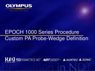 EPOCH 1000 Series Procedure Custom PA Probe-Wedge Definition