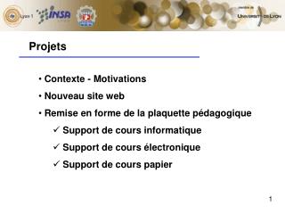 Projets