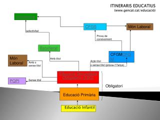ITINERARIS EDUCATIUS (gencatt/educació)