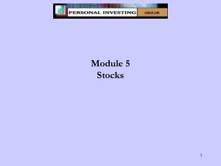 Module 5 Stocks
