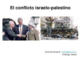 El conflicto israelo-palestino