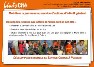 Mobiliser la jeunesse au service d’actions d’intérêt général