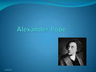 Alexander Pope