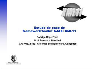 Estudo de caso de framework/toolkit AJAX: XML11