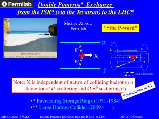 Double Pomeron # Exchange from the ISR* (via the Tevatron) to the LHC*