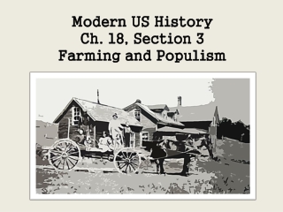 Modern US History Ch. 18, Section 3 Farming and Populism