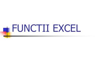 FUNCTII EXCEL