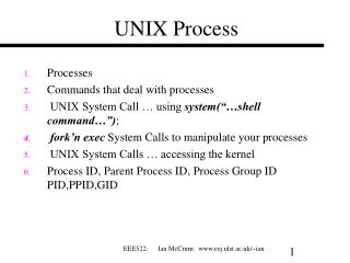 UNIX Process