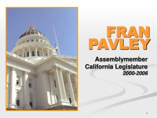 Assemblymember California Legislature 2000-2006