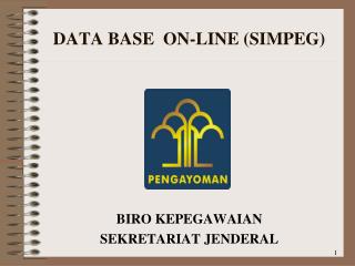 DATA BASE ON-LINE (SIMPEG)