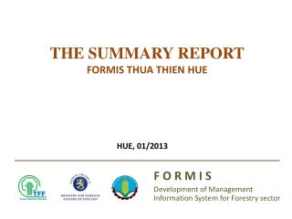 THE SUMMARY REPORT FORMIS THUA THIEN HUE