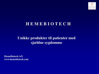 HemeBiotech A/S hemebiotech