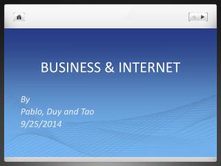 BUSINESS &amp; INTERNET